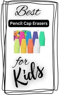Pencil Cap Erasers for Kids