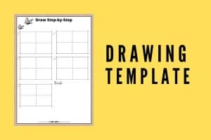Easy Template for Your drawing, drawing template for kids, free template to download, free drawing template pdf,