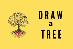 How to draw a tree, facts about trees, printable for kids,