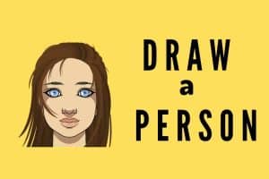 learn how to draw a person, easy coloring sheet, printables,