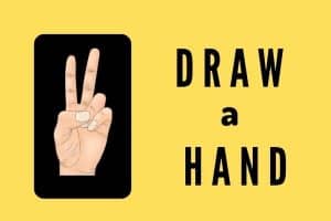 learn how to draw a hand, easy and free printables for kids, home studies,
