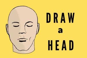 learn how to draw a head, facts about heads, free printable for kids,
