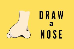 how to draw a nose, free printables,
