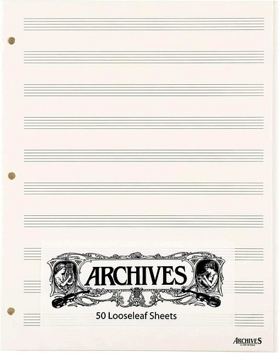 Archives Looseleaf Manuscript Paper