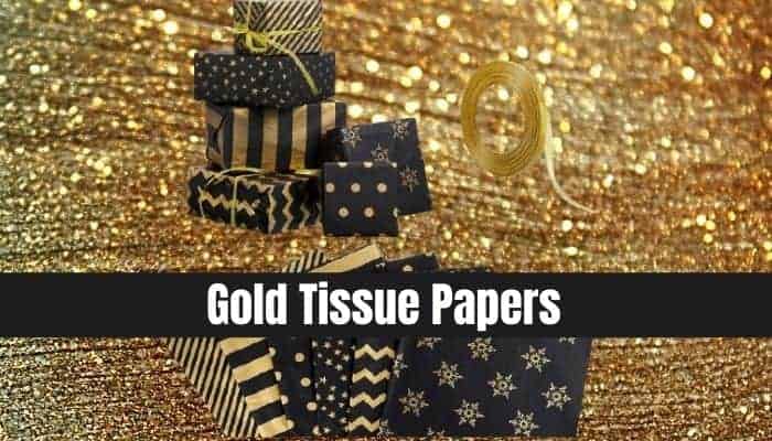 Gold Tissue Papers for Wrapping