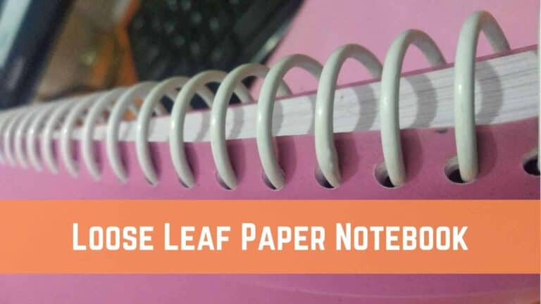 How To Bind Loose Leaf Papers To Make A Notebook?