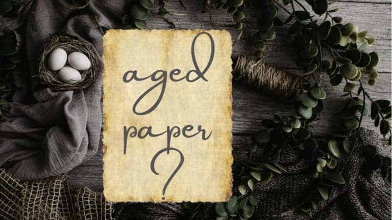 A Guide on How to Age Paper and Make a Paper Look Old