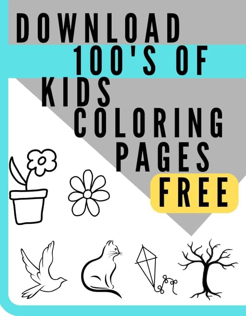 Easy Coloring Pages for Kids
