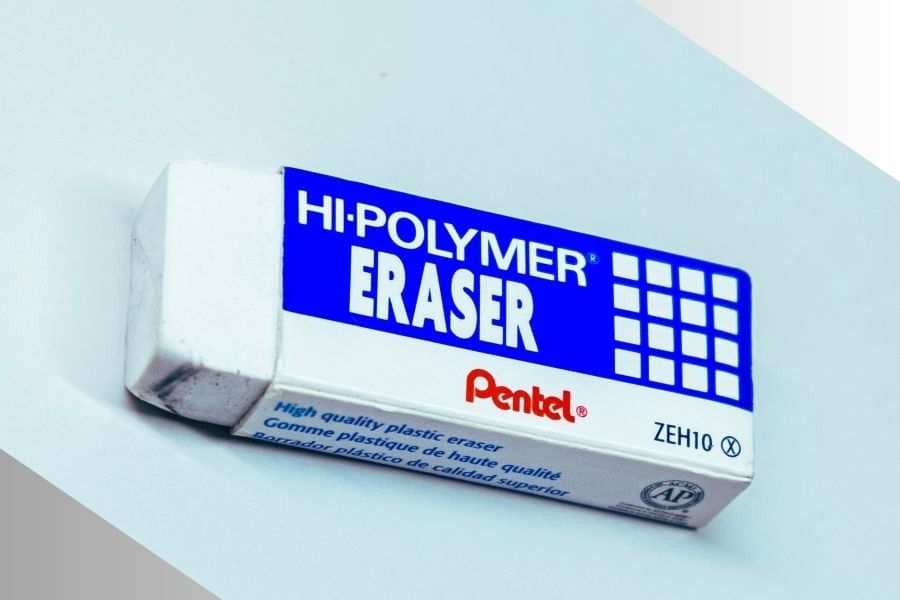 plastic eraser